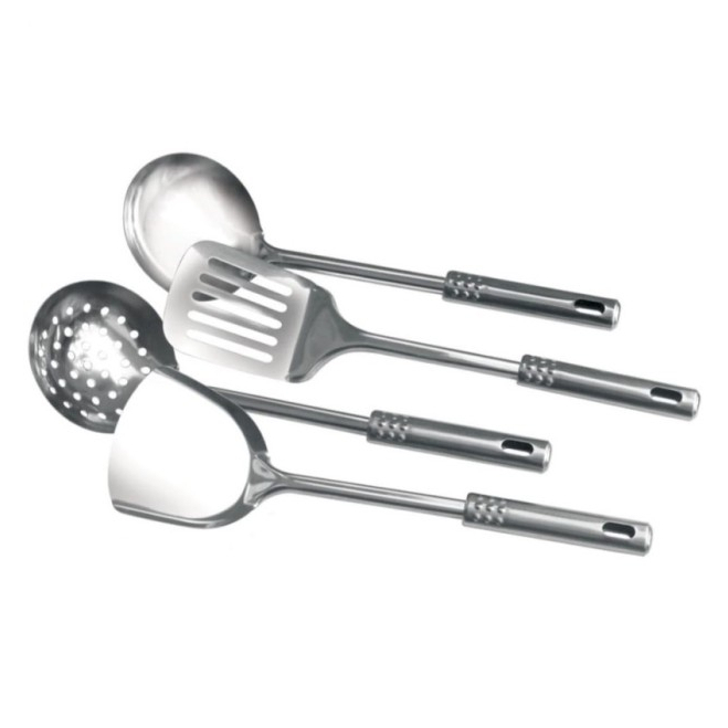 [HOME MART] Spatula Set GSF 4404 Spatula Stainless 1 set 4pcs Spatula Set GSF Spatula Set Stainless
