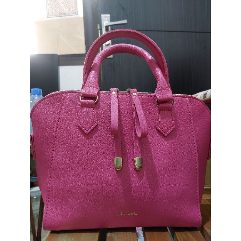 TAS PINK SLING HAND BAG PINK BARBIE FUSHIA