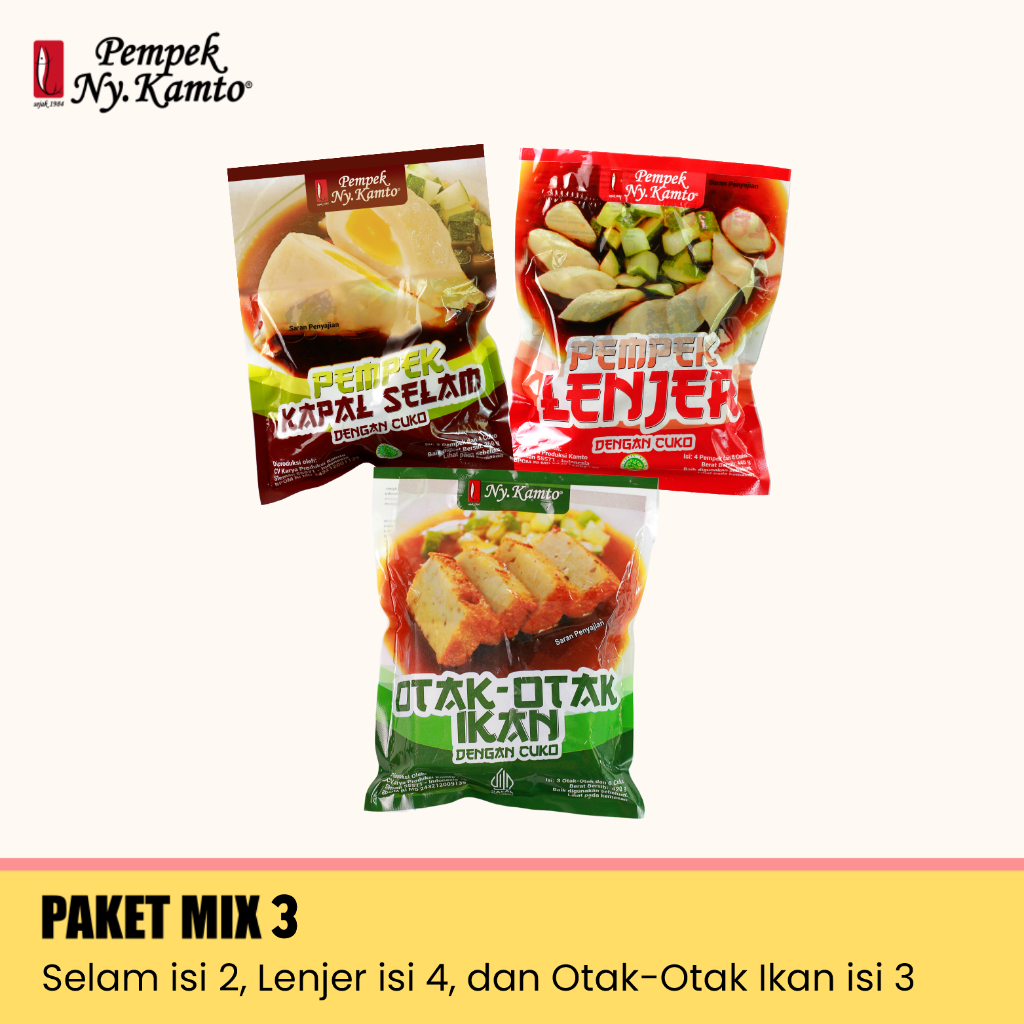 

Pempek Ny. Kamto Paket Mix 3
