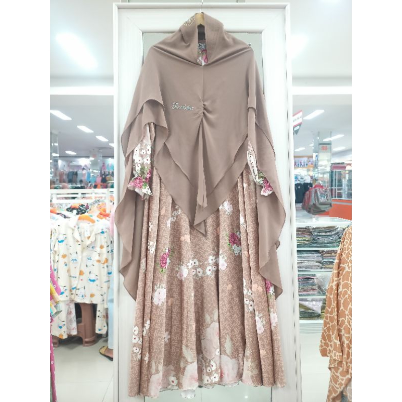 JAWHARA/Set brown by Jawhara/Set syari/Syari premium/Syari elegant