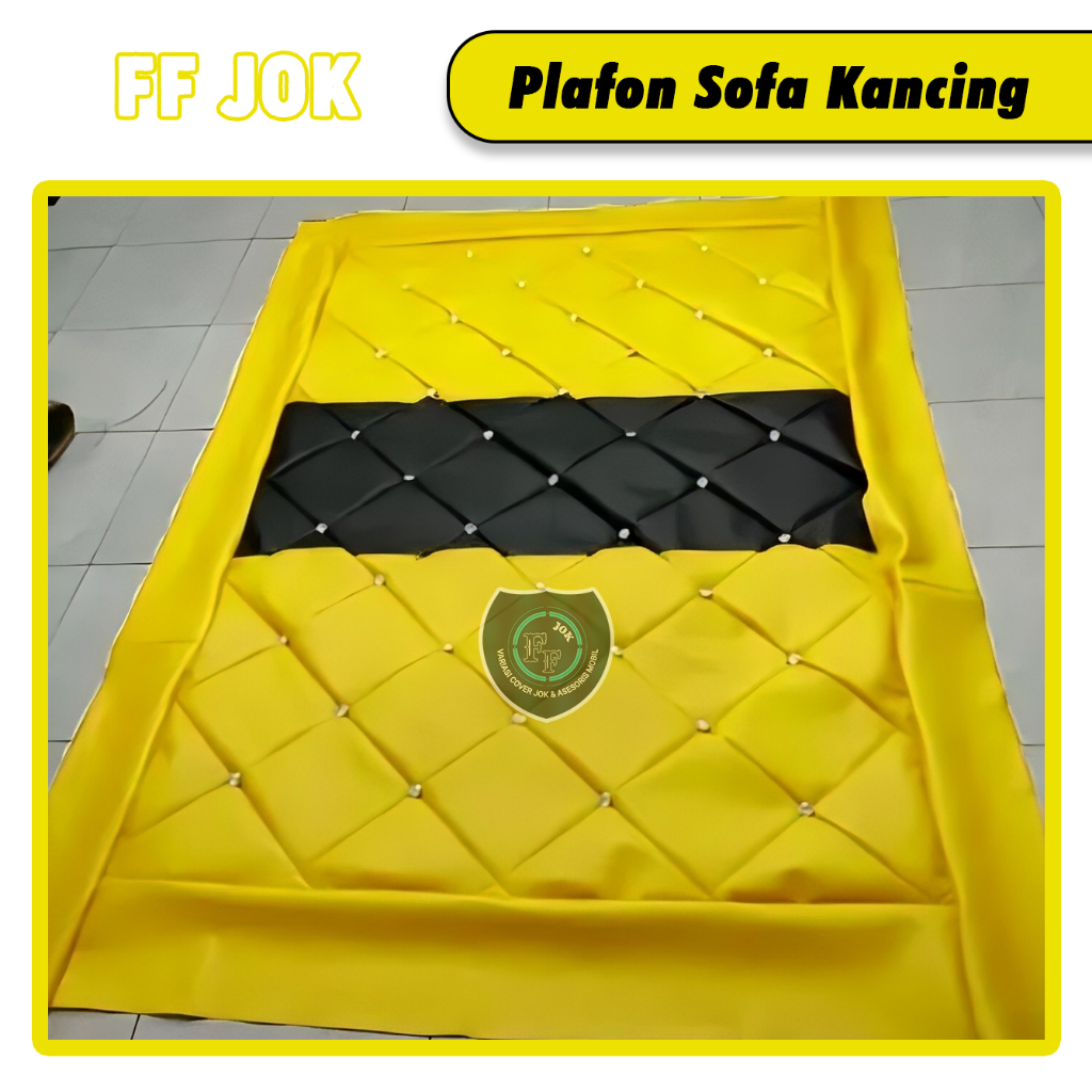 Plafon Sofa Truk Isuzu ELF Macan Motif Tawon