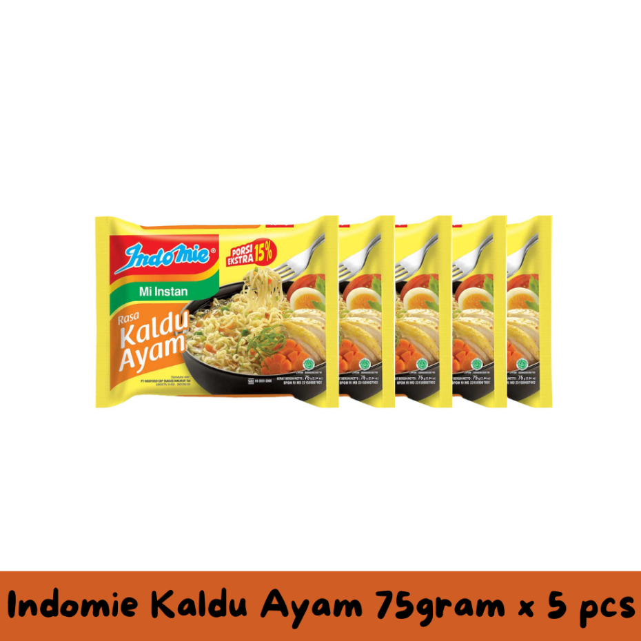 

Indomie Rasa Kaldu Ayam Kuah 75 gram Isi 5 Pcs