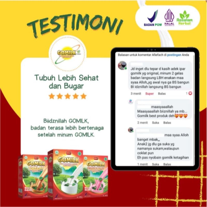 

SUSU KAMBING/SUSU GOMILK/SUSU KAMBING HERBAL/ SUSU TULANG SENDI/ SUSU NAFSU MAKAN ANAK/ SUSU DAUN KELOR/SALAM/ SUSU KASIAT LUAR BIASA / SUSU KAMBING ORIGINAL / SUSU KAMBING STROBERRY/ SUSU KAMBING COKLAT/SUSU KAMBING UNTUK LANSIA/BALITA/DEWASA/SUSU MURAH