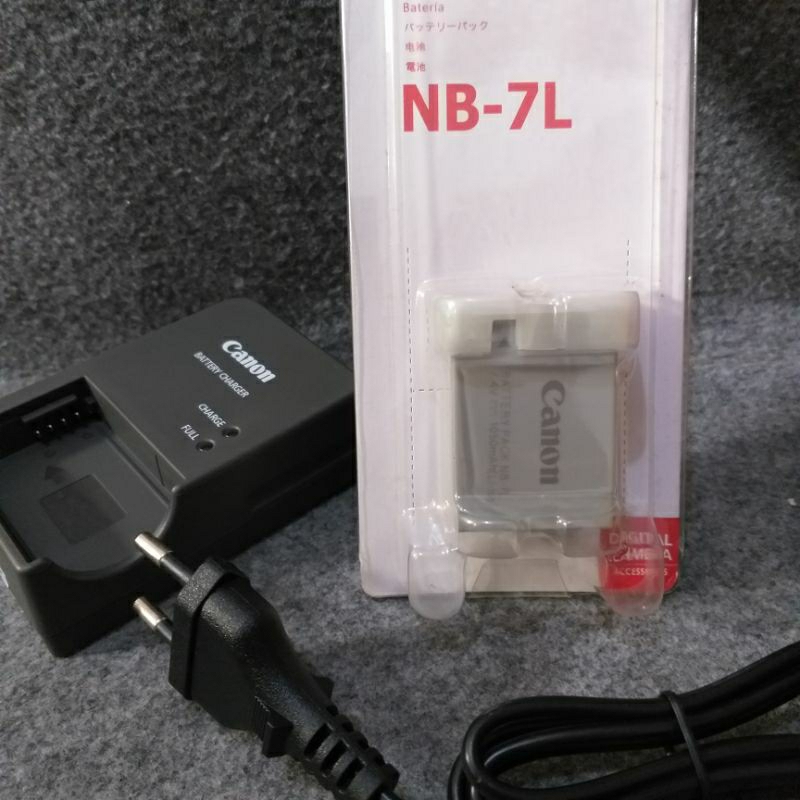 Baterai Canon + Charger PowerShot G10, G11, G12, SX30is