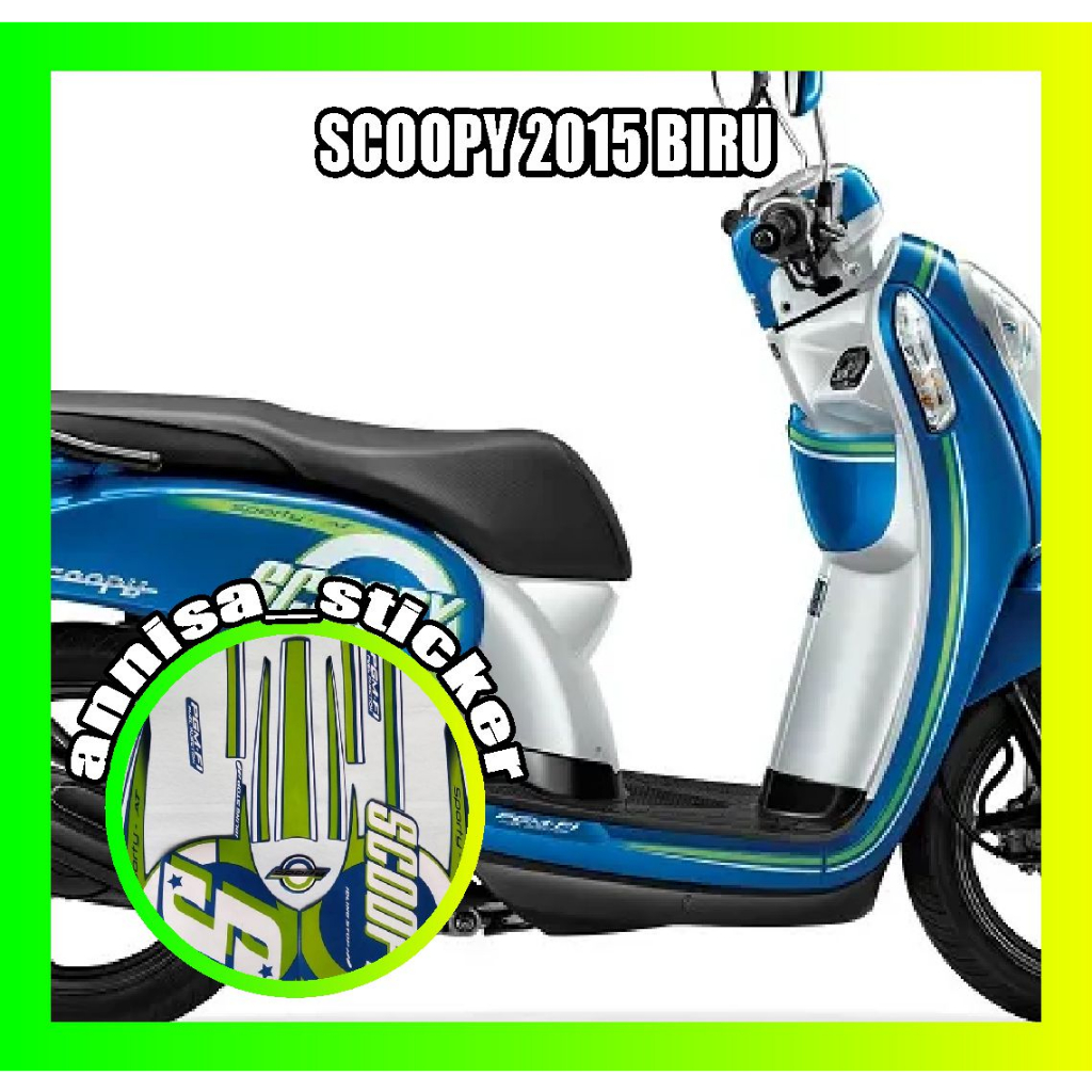 striping lis scoopy 2015 biru