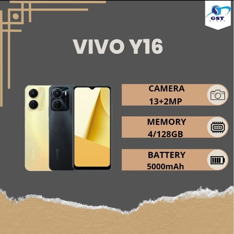 HP VIVO Y16 RAM 4 INTERNAL 128 TERMURAH TURUN HARGA BERGARANSI RESMI