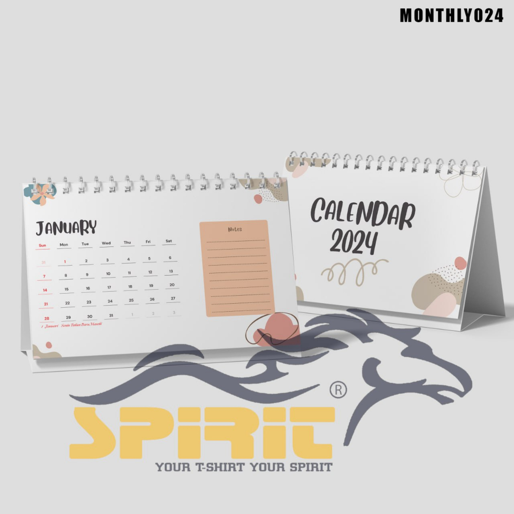 

Kalender Meja Tahun 2024 Monthly I Kalender Duduk Murah Kekinian 2024 l Hiasan Kamar High Quality