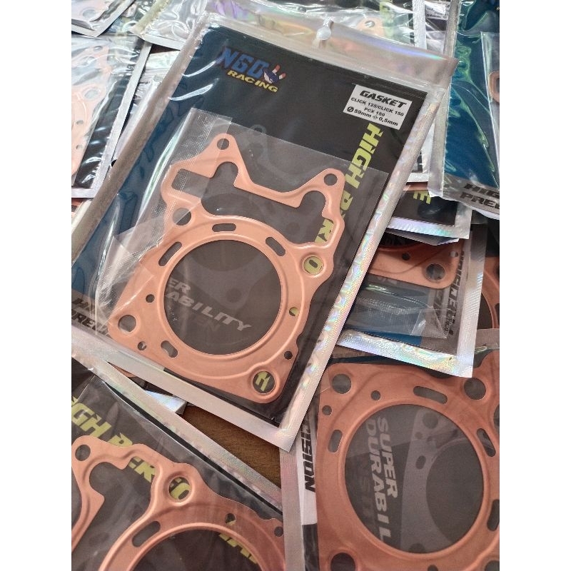 paking gasket blok paking head tembaga PCX vario125 vario150 58 59 60 61 62 63 64 mm