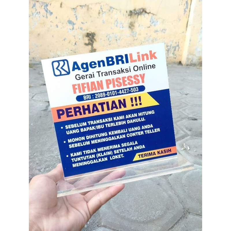 

TEBAL AKRILIK UKURAN 18X18CM PAPAN AGEN BRI