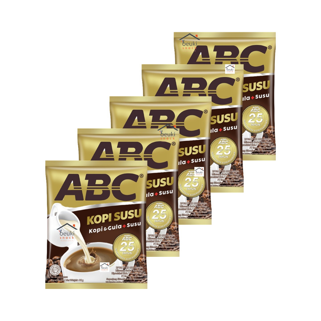 

5PCS ABC Kopi Susu Minuman Serbuk Kopi Instan