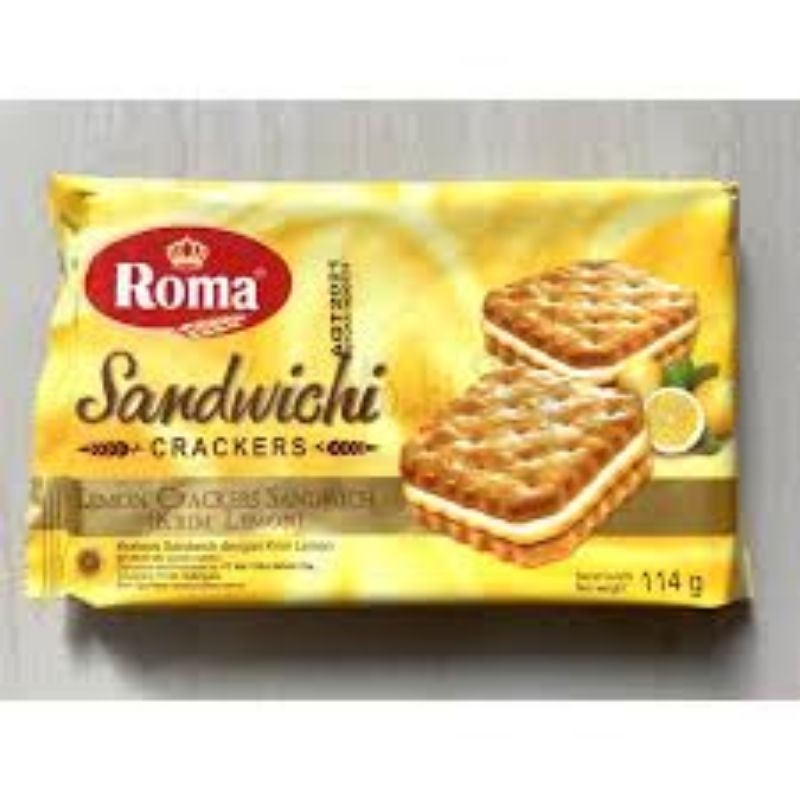 

Biskuit Roma SANDWICHI Lemon 120gram