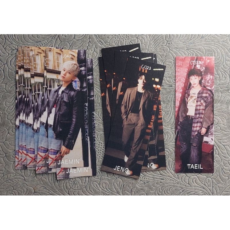 Official Bookmark NCT 2023 Golden Age Jaemin Jeno Taeil Archiving Ver.