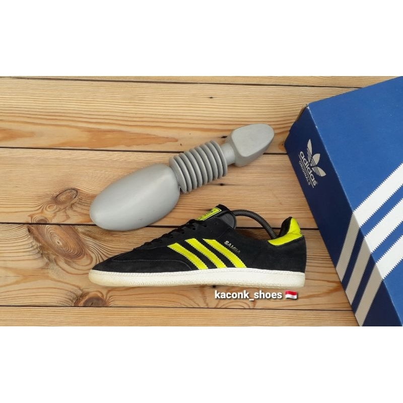 SEPATU SNEAKERS CASUAL ADIDAS SAMBA SUEDE BLACK HITAM ORIGINAL