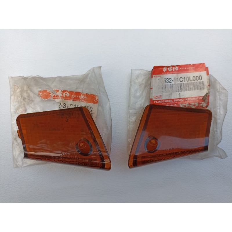 Mika Lampu Sein Depan Suzuki Crystal Original Baru