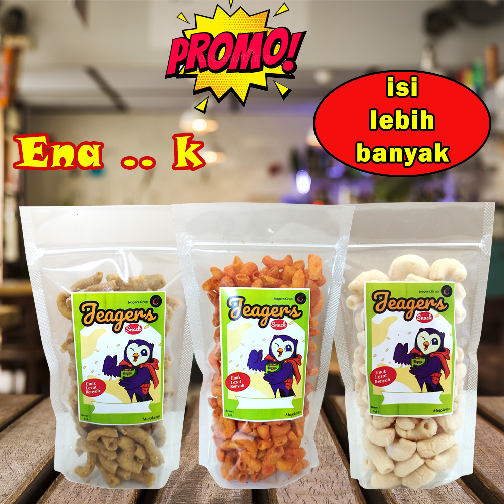 

MAKARONI PEDAS DJ BASRENG KRIPIK USUS KACANG POLONG DAN VARIAN SNACK MURAH