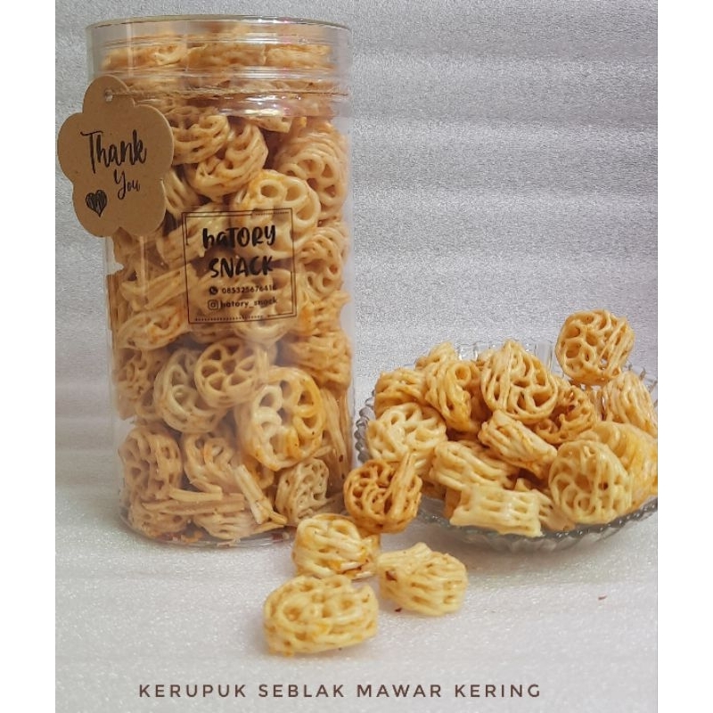 

Snack Toplesan / Kerupuk Seblak Mawar / Kerupuk Seblak Kering Mawar