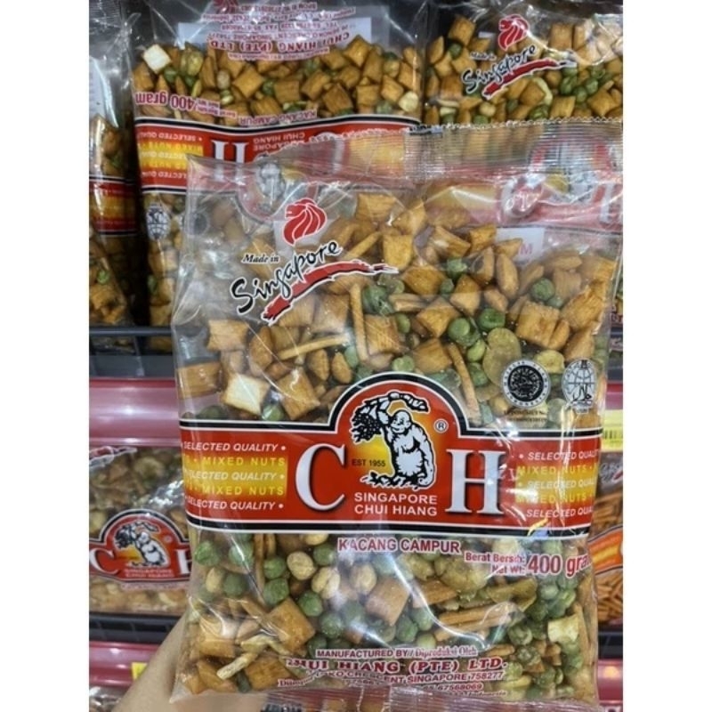 

KACANG CAMPUR CHU HIANG(SINGAPORE) oleh oleh Malaysia oleh oleh Singapore