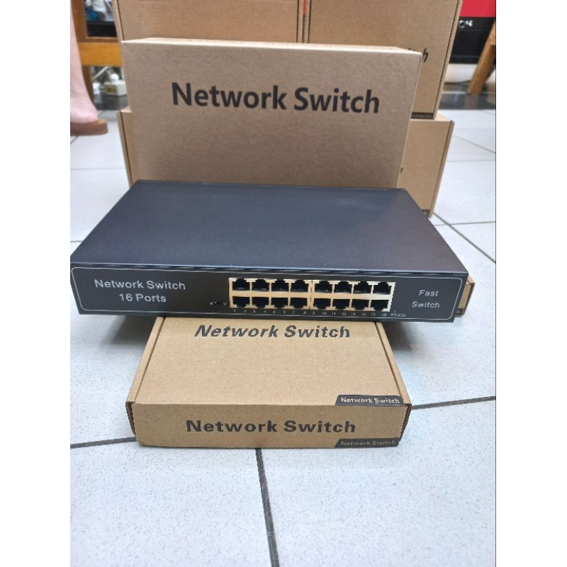 SWITCH HUB POE 16PORT +2 UP LINK FAST SMART  ETHERNET
