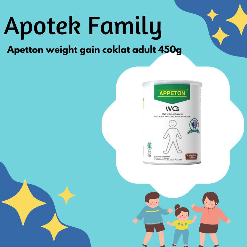 

APPETON WEIGHT GAIN COKLAT ADULT 450GR