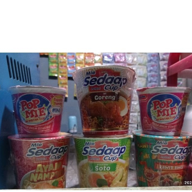 

POP MIE CUP / SEDAAP CUP Goreng dan Rebus