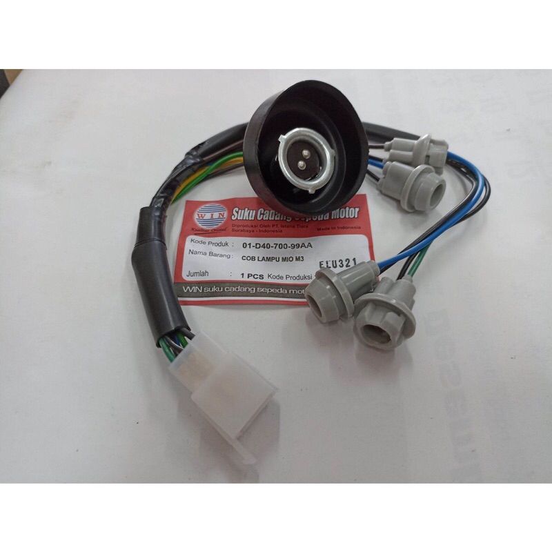 SOKET LAMPU DEPAN MIO M3/VITING LAMPU DEPAN YAMAHA MIO M3