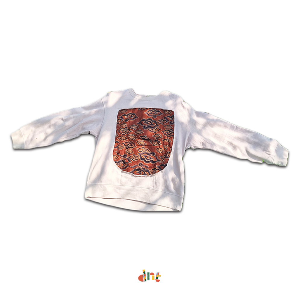 REWORKED CREWNECK || DORAEMON POCKET AND TOONZ