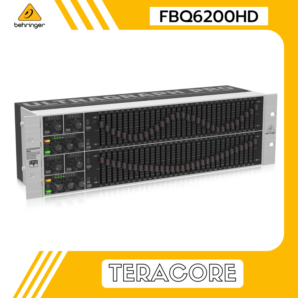 Behringer FBQ6200HD FBQ-6200 FBQ6200 6200 HD Graphic Equalizer 31 Band