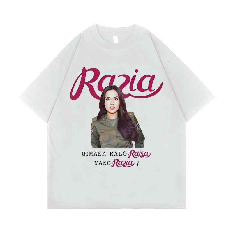 T-shirt RAISA - RAZIA | KAOS PLESETAN LUCU | FASHION PRIA WANITA | Baju Anak Anak