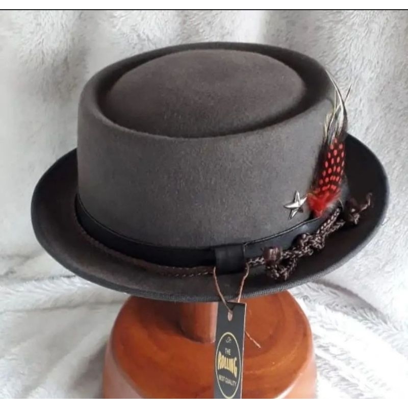 TOPI FEDORA TRILBY TOPI LAKEN PRIA BAHAN WOL IMPORT TOPI PRIA ORIGINAL TOPI CLASSIC ESTETIC