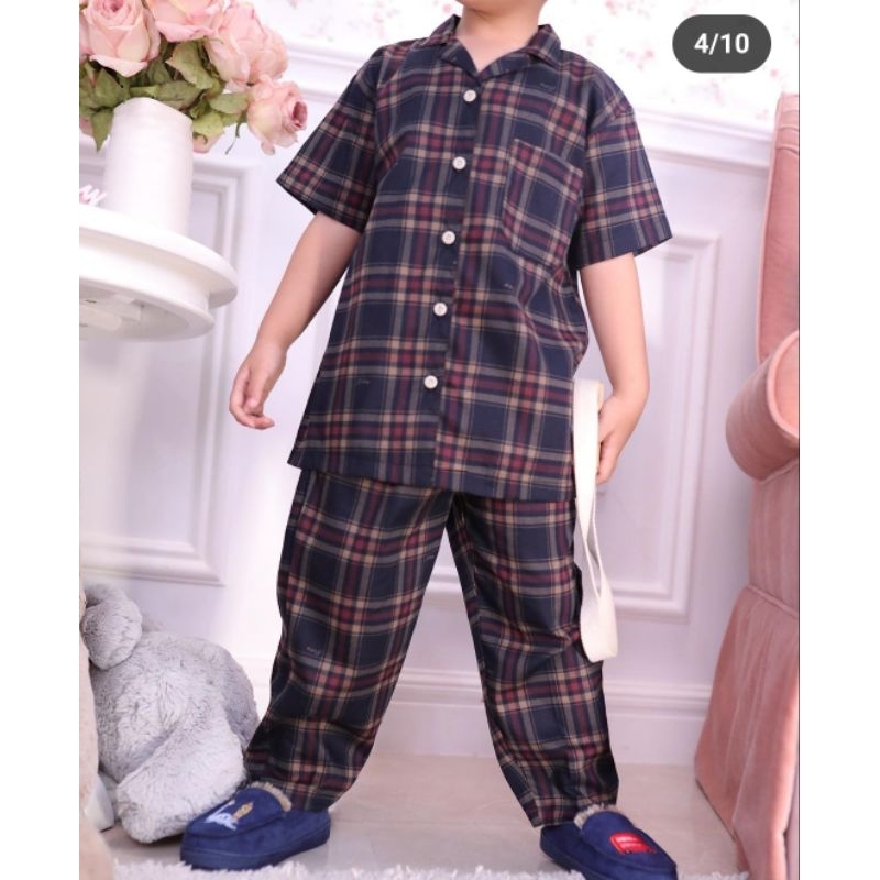 SALE little short square pajamas ditsy official september 2023 daster