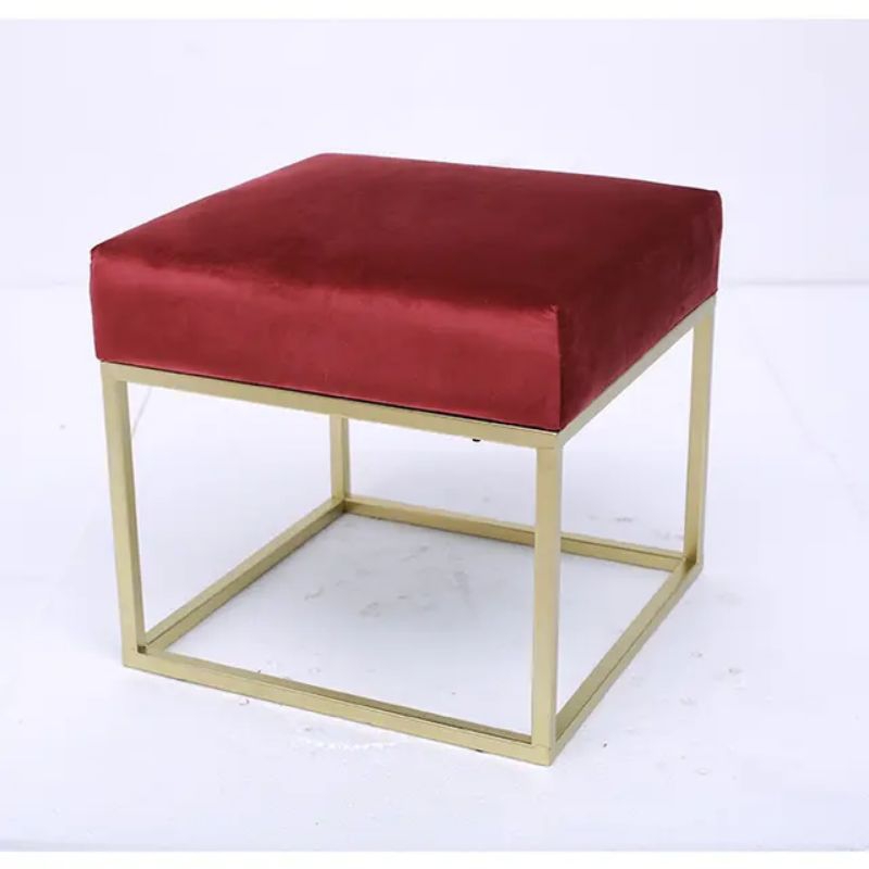 kursi stool kotak ottoman meja rias cafe