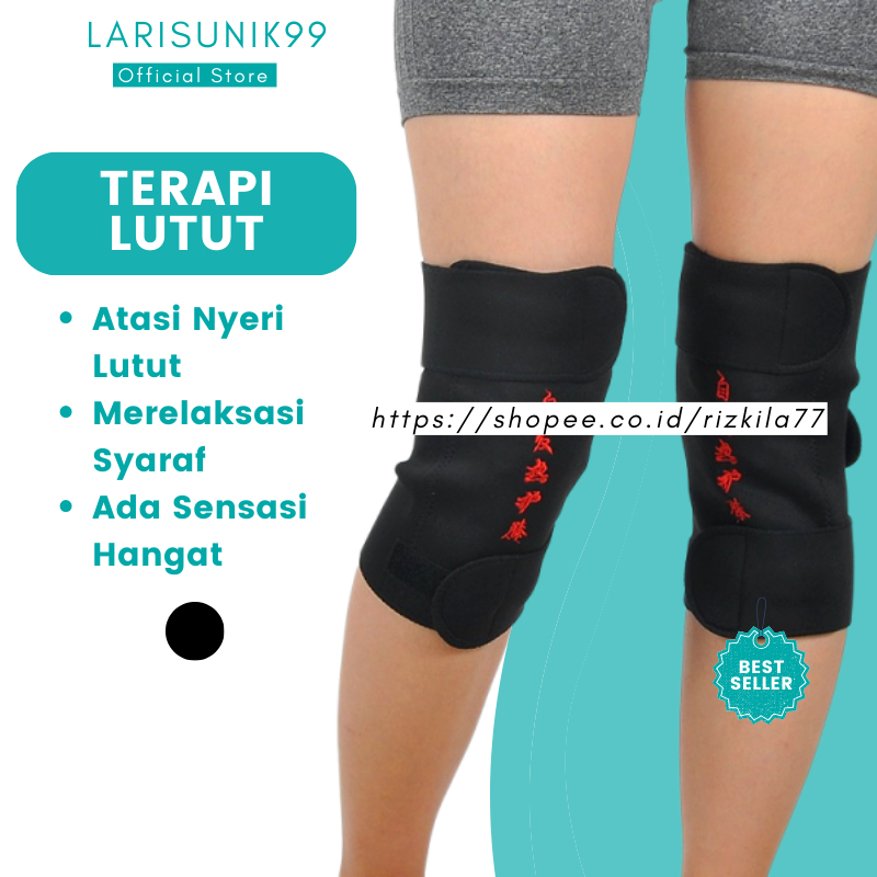 Terapi Lutut KneeCare Theraphy Deker Lutut Alat Terapi Pelindung Lutut Original 1 Pasang
