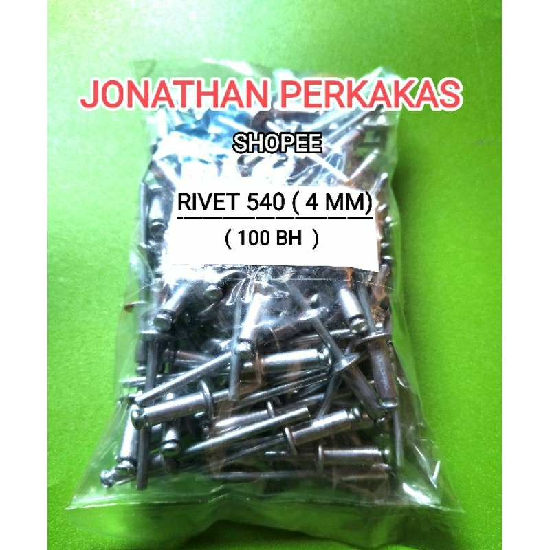 paku rivet 540(4mm) isi 100 bh