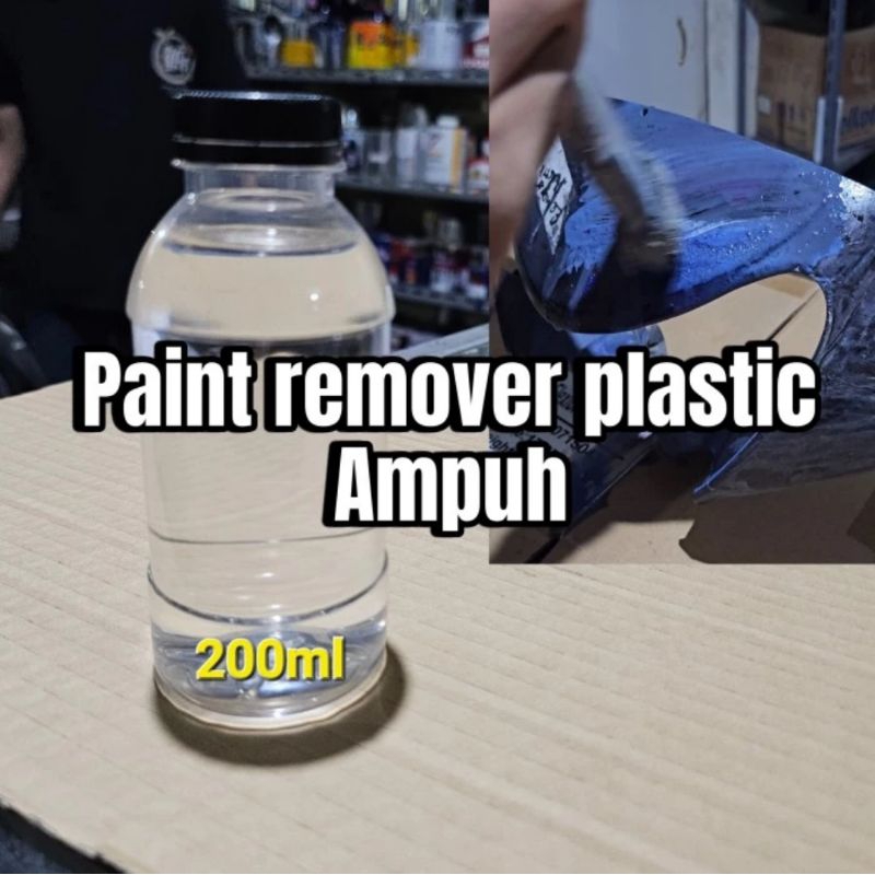 Paint Remover Body Plastik ABS 1/4 - Remover Plastik ampuh