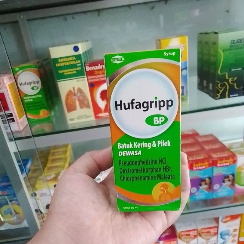 Hufagrip BP Dewasa Sirup Obat batuk kering dan pilek