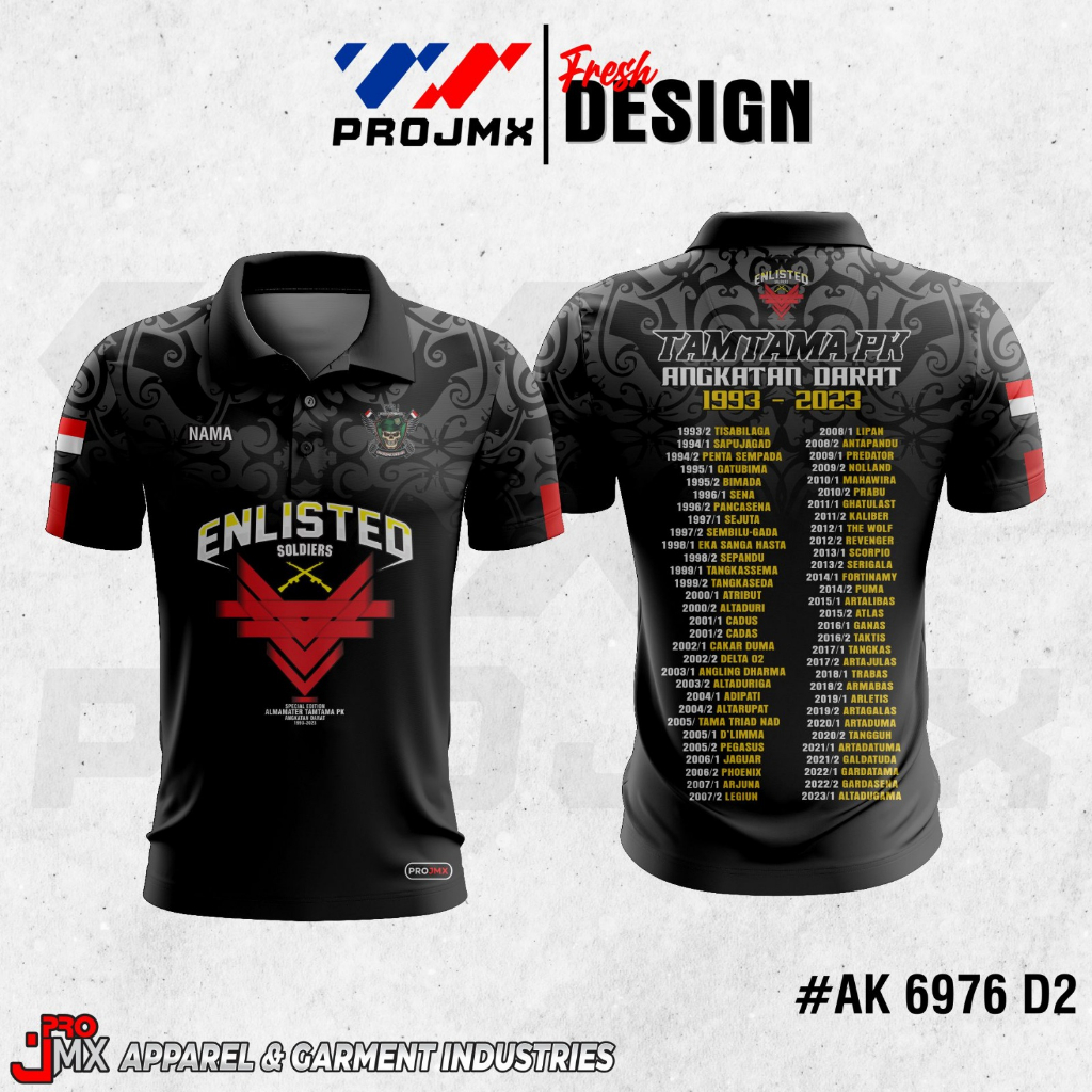 JERSEY MILITER ENLISTED ( BISA CUSTOM )