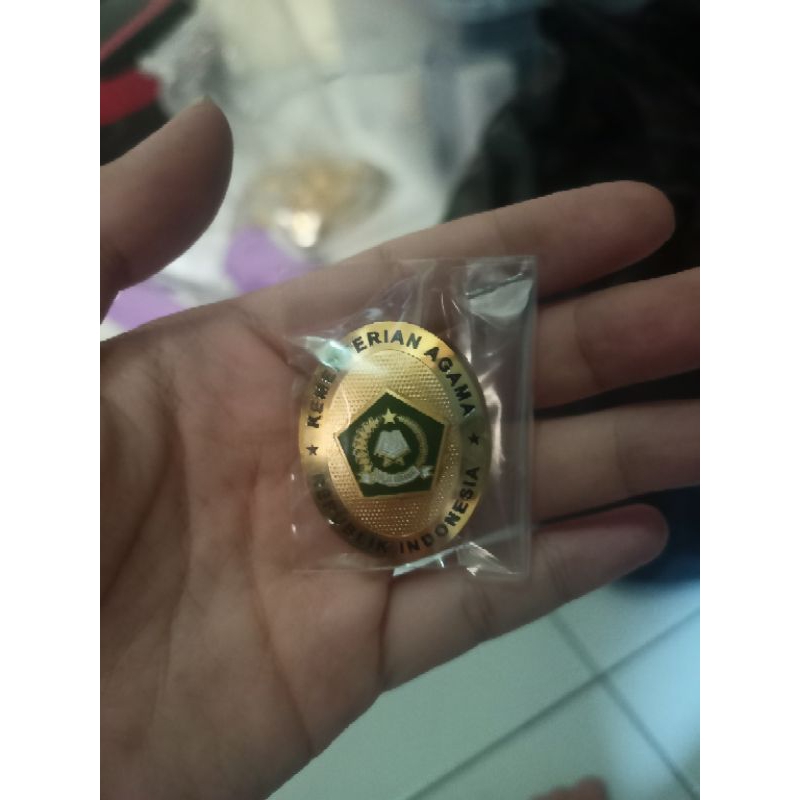 pin kemenag/ pin kementrian agama / pin logo magnet