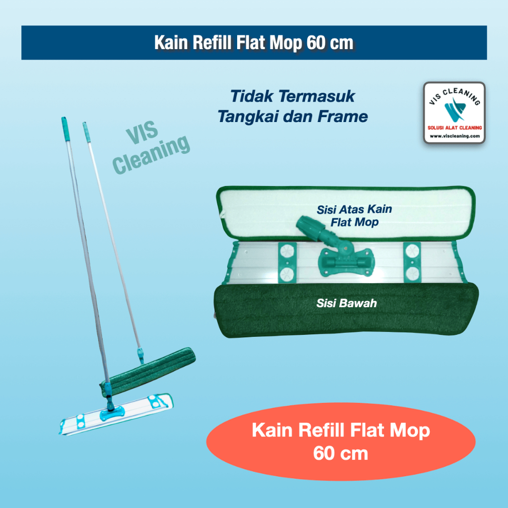 Refill Kain Flat Mop 60 cm