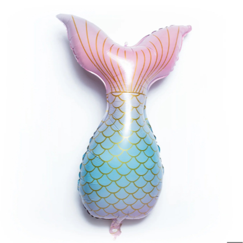Balon foil mermaid tail / ekor putri duyung