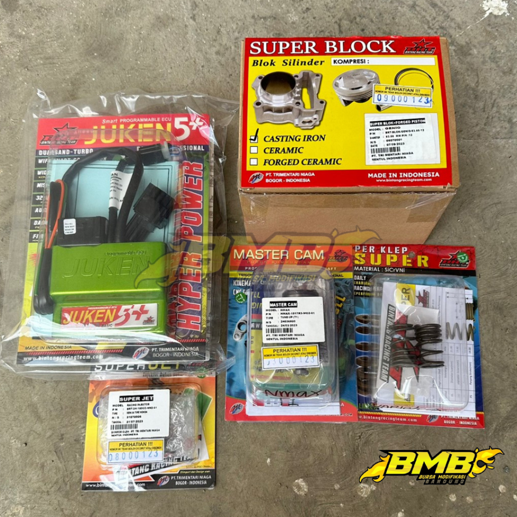 Paket touring 2 BRT Blok Bore up Genio Beat Scoopy Street Deluxe