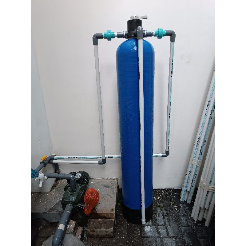 Paket Filter Air Sumur PDAM  Tabung FRP 1054 + Pasang