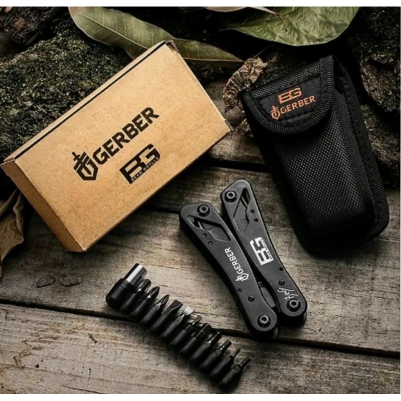tang lipat / tank multitools gerber bg bear gryls tang outdoor serbaguna / multfungsi