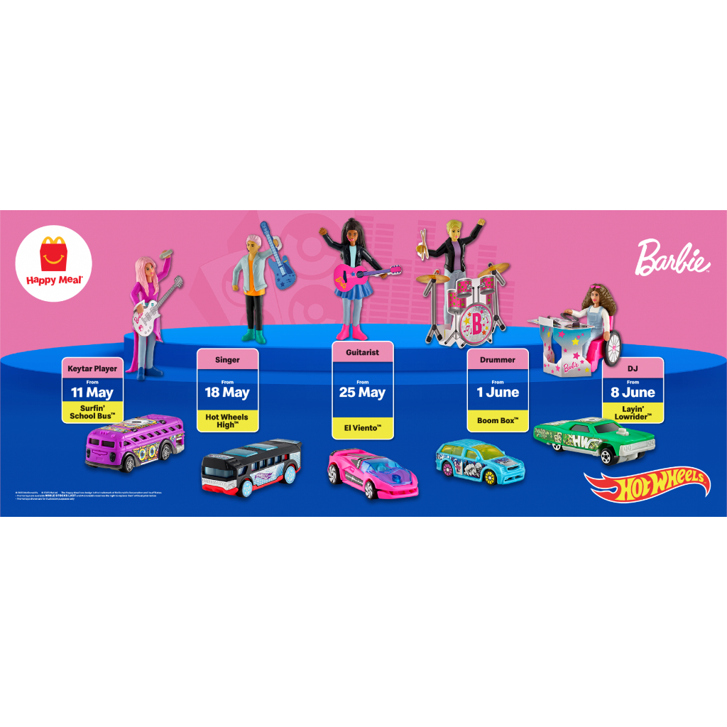 Mainan anak Happy Meal Hot Wheels 2023