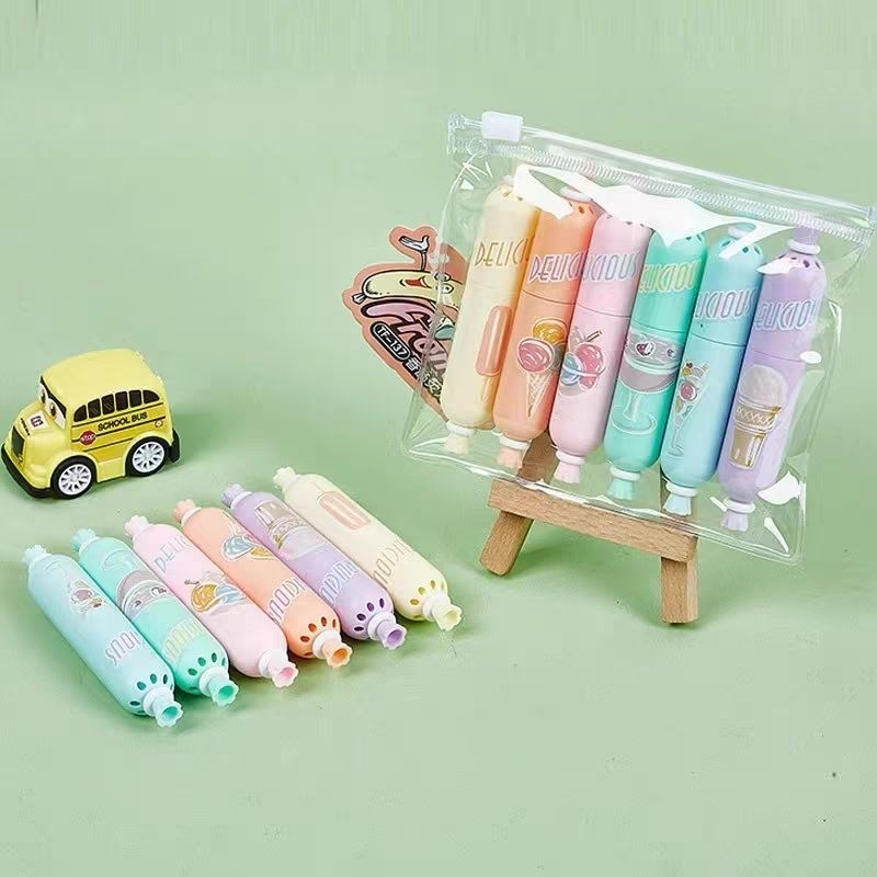 

[6 PCS] STABILO POUCH ISI 6 PCS BENTUK SOSIS / STABILO ANAK / STABILO HIGHLIGHTER