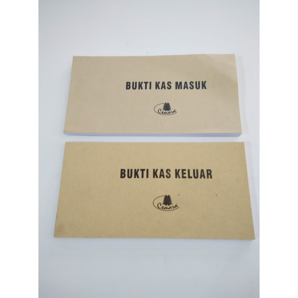 

Bukti Kas Keluar / masuk 1/3 Folio HVS Cemara