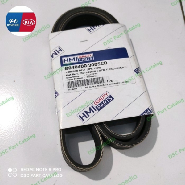 Fan belt ac 6PK 1280 Kia Carens 3 2000cc All New Carens Limited