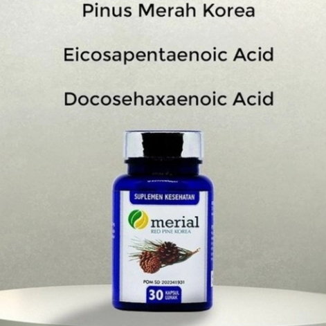 MERIAL RED PINE Korea Original Suplemen Memelihara Kesehatan Obat Kolesterol Ekstrak Pinus Merah