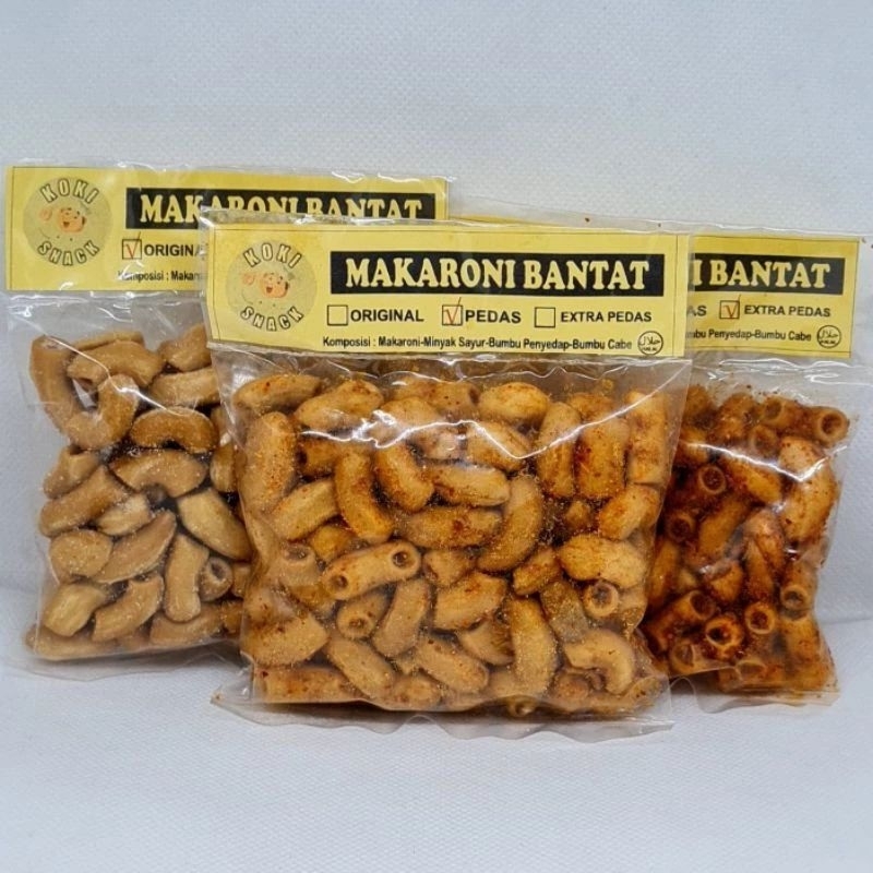 

Makaroni bantat ukuran 50 gr