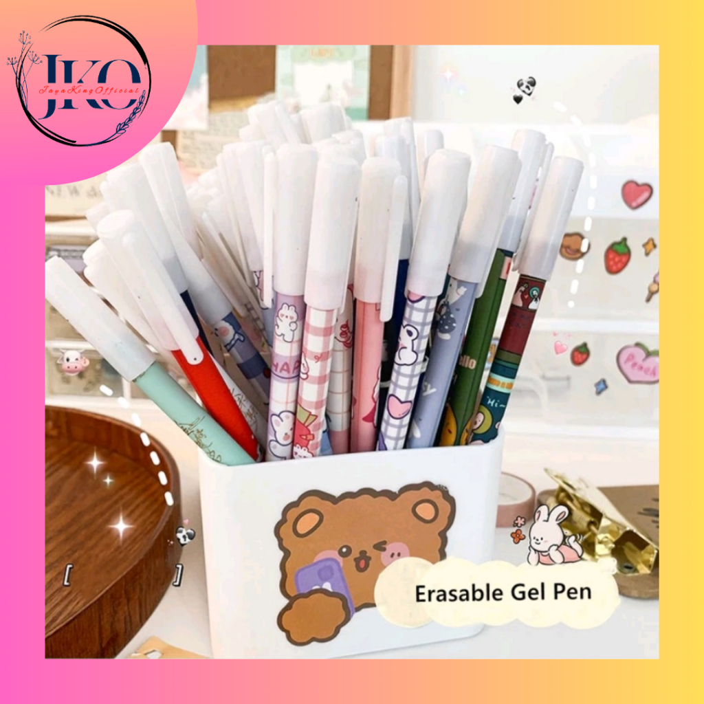 

JK - Pulpen Gel Erasable Karakter Lucu Korea Pena Gel bisa di Hapus