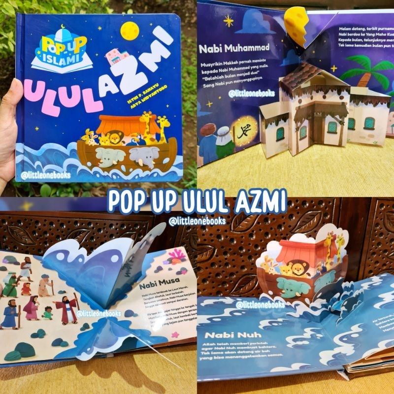 Buku Pop Up Ulul Azmi / pop up book Islami / Islamic Pop Up Book / buku anak Islam kisah nabi rasul 